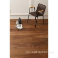 Three-layer solid wood floor black walnut natural color